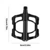 Bicycle Cycling Bike Pedals, Nylon Fiber, Aluminum Antiskid Durable Mountain Bike Pedals Road Bike Hybrid Pedals anti-slip and reflectors, suitable for all bicycle types, Plastic Folding Bike Pedal No view 2