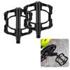 Bicycle Cycling Bike Pedals, Nylon Fiber, Aluminum Antiskid Durable Mountain Bike Pedals Road Bike Hybrid Pedals anti-slip and reflectors, suitable for all bicycle types, Plastic Folding Bike Pedal No view 3