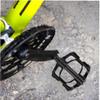 Bicycle Cycling Bike Pedals, Nylon Fiber, Aluminum Antiskid Durable Mountain Bike Pedals Road Bike Hybrid Pedals anti-slip and reflectors, suitable for all bicycle types, Plastic Folding Bike Pedal No view 4