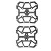 Bicycle Cycling Bike Pedals, Nylon Fiber, Aluminum Antiskid Durable Mountain Bike Pedals Road Bike Hybrid Pedals anti-slip and reflectors, suitable for all bicycle types, 1 Pair Mountain Road Bike Fix view 1