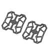 Bicycle Cycling Bike Pedals, Nylon Fiber, Aluminum Antiskid Durable Mountain Bike Pedals Road Bike Hybrid Pedals anti-slip and reflectors, suitable for all bicycle types, 1 Pair Mountain Road Bike Fix view 2