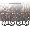 Bicycle Cycling Bike Pedals, Nylon Fiber, Aluminum Antiskid Durable Mountain Bike Pedals Road Bike Hybrid Pedals anti-slip and reflectors, suitable for all bicycle types, 1 Pair Mountain Road Bike Fix view 4