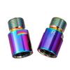 Bicycle Cycling Bike Pedals, Nylon Fiber, Aluminum Antiskid Durable Mountain Bike Pedals Road Bike Hybrid Pedals Anti-Slip and reflectors, Suitable for All Bicycle Types, Self Locking Pedals Security view 1