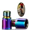 Bicycle Cycling Bike Pedals, Nylon Fiber, Aluminum Antiskid Durable Mountain Bike Pedals Road Bike Hybrid Pedals Anti-Slip and reflectors, Suitable for All Bicycle Types, Self Locking Pedals Security view 2