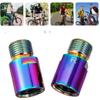 Bicycle Cycling Bike Pedals, Nylon Fiber, Aluminum Antiskid Durable Mountain Bike Pedals Road Bike Hybrid Pedals Anti-Slip and reflectors, Suitable for All Bicycle Types, Self Locking Pedals Security view 4