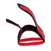 SUPVOX Anti-Slip Toe Clip Pedals with Straps Lightweight Cycling Foot Straps for Mountain and Road Bikes Durable Material for Secure Footing Red Color view 1