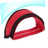SUPVOX Anti-Slip Toe Clip Pedals with Straps Lightweight Cycling Foot Straps for Mountain and Road Bikes Durable Material for Secure Footing Red Color view 4