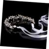 balacoo Sparkling Rhinestone Bridal Tiara Hairband Elegant Bridal Crown for Wedding Party view 3
