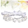 balacoo Sparkling Rhinestone Bridal Tiara Hairband Elegant Bridal Crown for Wedding Party view 4