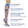 Nurse Yard Compression Socks for Nurses - Women & Men - 20-30mmHg Graduated Compression, Zero-Toe Compression, For Medical Staff, Nursing, Athletic Support Such As Running, Cycling, Hiking - 1 Pair view 3
