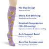 Nurse Yard Compression Socks for Nurses - Women & Men - 20-30mmHg Graduated Compression, Zero-Toe Compression, For Medical Staff, Nursing, Athletic Support Such As Running, Cycling, Hiking - 1 Pair view 3