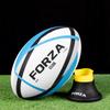FORZA Mini Rugby Balls | Available in Packs of 1/3/25 | Suitable for Junior Rugby (Blue, Pack of 25) view 4