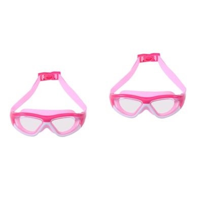 BESPORTBLE 2pcs Large Frame -fog Swimming for Boy Girl Uv Protective Glasses Clear -scratch Lens for Pool and Outdoor Use