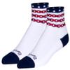 SockGuy Unisex The Brave 3in Ankle Athletic Cycling/Running Socks (US, Alpha, Large, X-Large, Regular, Regular, The Brave) view 1