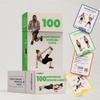 PhysioSpace 100 Bodyweight Exercise Cards Illustrated Home Workout Flash Card Deck Designed by a Physical Therapist for Strength Training with No Equipment for Men and Women