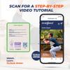 PhysioSpace 100 Bodyweight Exercise Cards Illustrated Home Workout Flash Card Deck Designed by a Physical Therapist for Strength Training with No Equipment for Men and Women view 4