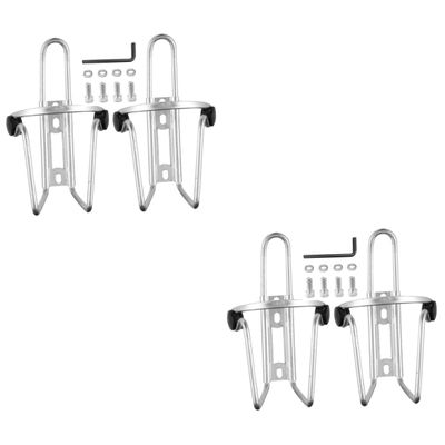 BESPORTBLE 4pcs Aluminum Alloy Water Bottle Rack for to Install Drink Holder Cages for Cycling Includes Screws Wrench for Road Mountain Biking