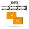 1 Pair Nxtrnd Sports Wristbands, Sweat-Absorbent Sweat Bands, Accessory for Football, Basketball, Tennis (Yellow) view 3