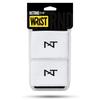 1 Pair Nxtrnd Sports Wristbands, Sweat-Absorbent Sweat Bands, Accessory for Football, Basketball, Tennis (White) view 2
