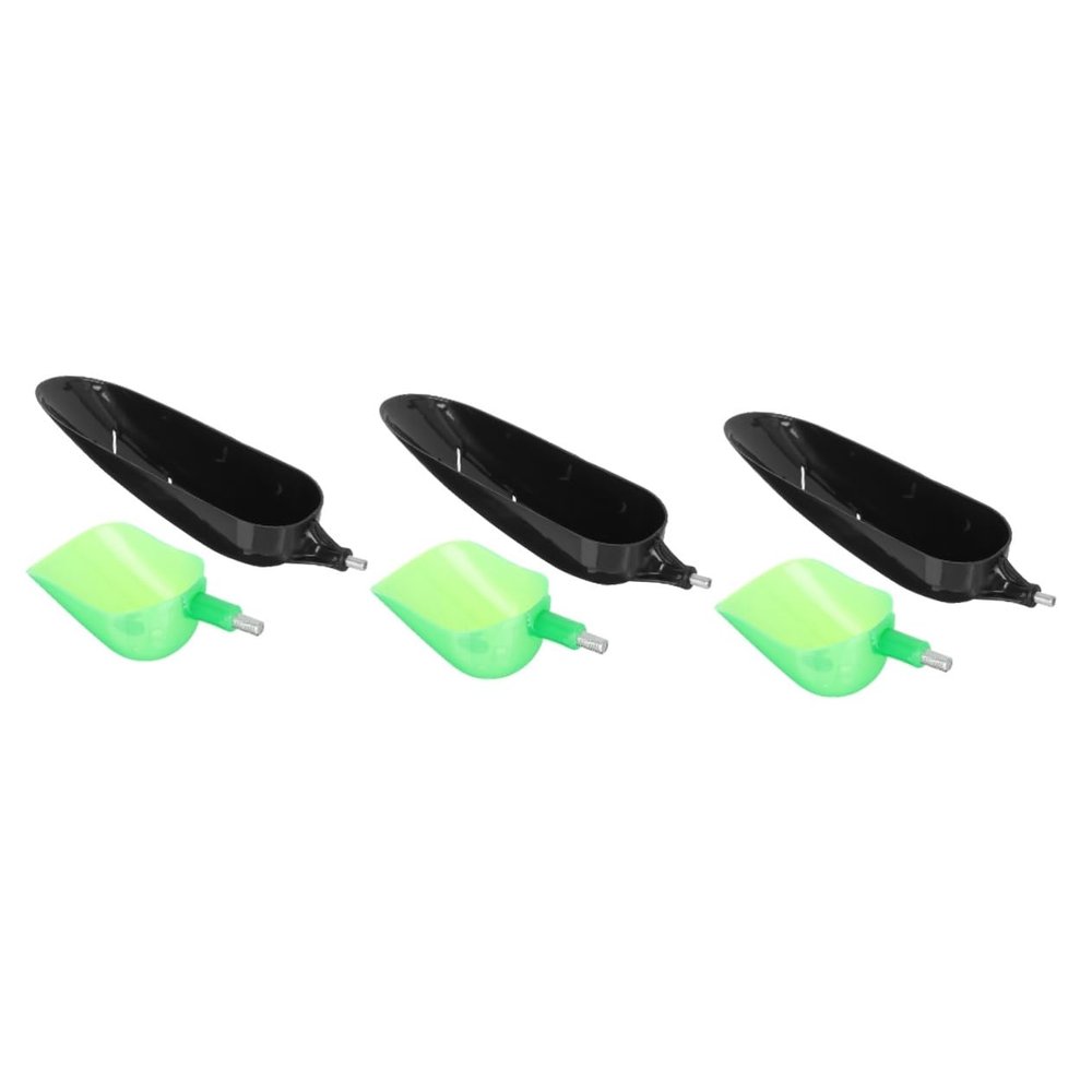 BESPORTBLE 6pcs Carp Fishing Spoon Rest Bait Thrower Gear Bait Feeder for Outdoor Adventure