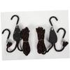BESPORTBLE 4pcs Boat Tie Down Straps Ratchet Straps Kayak Canoe Bow Stern Rope Lock Heavy Duty Capacity view 3