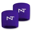 1 Pair Nxtrnd Sports Wristbands, Sweat-Absorbent Sweat Bands, Accessory for Football, Basketball, Tennis (Purple) view 1