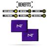 1 Pair Nxtrnd Sports Wristbands, Sweat-Absorbent Sweat Bands, Accessory for Football, Basketball, Tennis (Purple) view 3