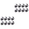 BESPORTBLE 16pcs Integrated Rolling Bearings for Skateboards High Speed Low Noise Skate Wheel Bearings for Novice Skaters Smooth Performance and High Load Capacity Black view 1