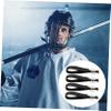 16 Pcs Hockey Helmet Kit Hockey Accessory Thumb Adjustable Auto Ice Hockey Helmet Chin Strap Strap Cap Buckle Detachable Hockey Chin Polyester Black view 3
