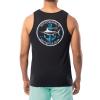 Guy Harvey Men's Fish Collection Graphic Tank Top, Caviar/Saltwater Core, XX-Large view 1