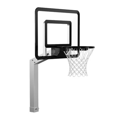 Dominator Pool Basketball Hoop w/ 40" Acrylic Backboard - Rust Proof Inground Poolside Goal and Heavy Duty Rim