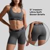 Woxer Boxer Shorts for Women - 5" Baller Boy Shorts Underwear for Women, Soft Modal - Seamless Chafe Free, No Show Underwear - Breathable and Moisture-Wicking - Full Coverage Fit, Charcoal Heather 2.0 view 3