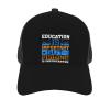 SIYTUAU Education School is Important But Fishing is Importanter Baseball Cap Adjustable for Men Women Breathable Mesh Back Baseball Caps Casual Outdoor Hat Trucker Hat view 3