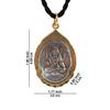 Artschatz Durga () with Shiva () Amulet/Pendant view 2