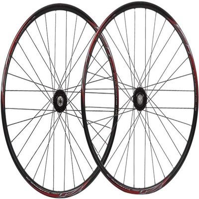 Bicycle Wheels with 26 Inches Front, 2 Rear, and 4 Peilin Aluminum Alloy Rims, Disc Brake Hubs, and Quick Release (Color : Black)