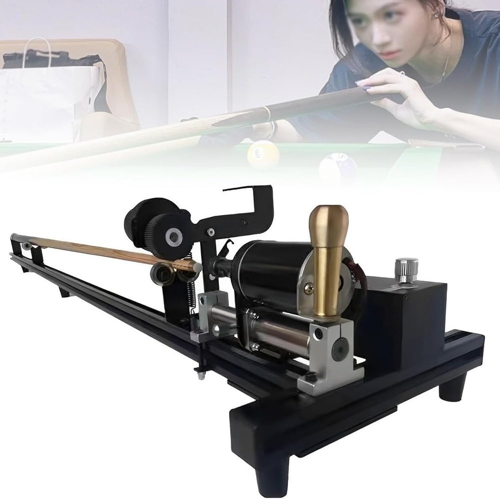 Snooker Cue Repair Kit, Snooker Cue Stick Repairer, Snooker Cue Tips Clamp Repair Tool for Billiard Cue Tip Clamp Repairing, Change Copper Hoop, Club Straightening and Leather Replacement