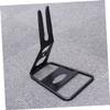 SUPVOX Metal Bike Parking Rack Lightweight and Portable Mountain Bike Stand for Easy Storage and Repair Display Black view 4