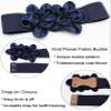 ALAIX Women's Wide Belt Stretchy Chunky Waist Belt Dress Belts Big Flower Cinch Belts Elastic Belts for Women view 4