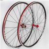 Bicycle Wheels Road Bicycle Wheel Pair Wheelset 700C Alloy Bicycle Wheels 8-11 Speed Box Flywheel (Color : Red Hub) view 1