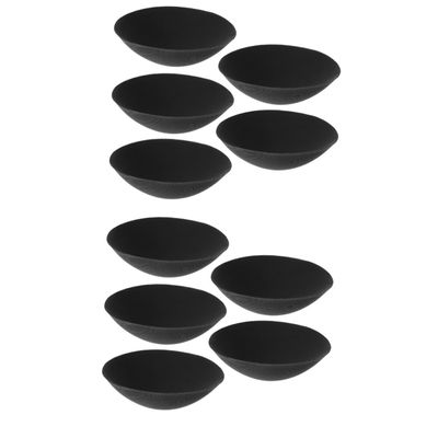 TENDYCOCO 10 Pairs Plus Size Round Bra Pads Bra Sports Inserts Sports Pad Padding Yoga Pads Inserts Polyester Pad Swimming