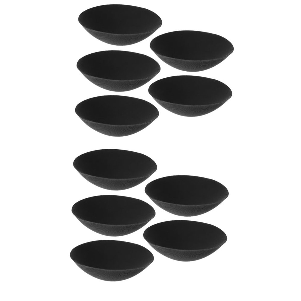 TENDYCOCO 10 Pairs Plus Size Round Bra Pads Bra Sports Inserts Sports Pad Padding Yoga Pads Inserts Polyester Pad Swimming