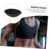 TENDYCOCO 10 Pairs Plus Size Round Bra Pads Bra Sports Inserts Sports Pad Padding Yoga Pads Inserts Polyester Pad Swimming view 4