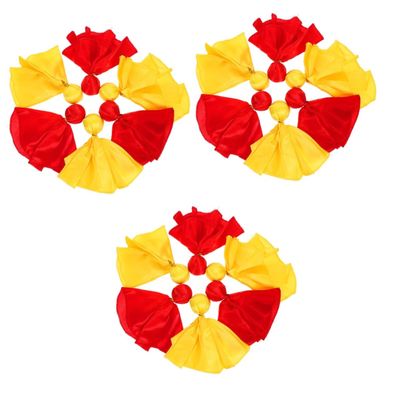 SUPVOX 3sets Football Game Accessory Soccer Penalty Flags Tossing Flags Rugby Props Sports Supplies 6pcs*3
