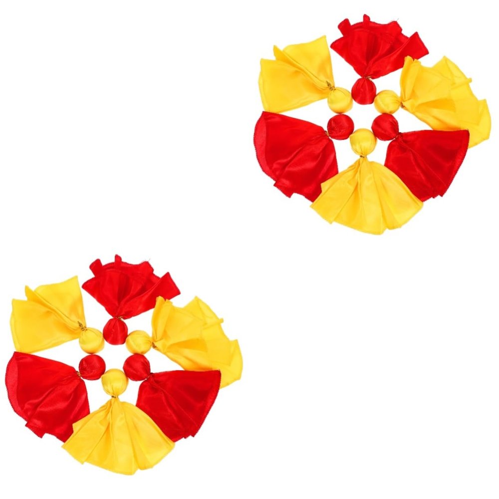 SUPVOX 2sets Professional Soccer Penalty Flag Flag Football Gear Rugby Game Supplies Sports Props Bright Yellow 6pcs*2