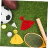 SUPVOX 2sets Professional Soccer Penalty Flag Flag Football Gear Rugby Game Supplies Sports Props Bright Yellow 6pcs*2 view 3