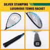 LUNNADE Carbon Squash Racket, Lightweight Tear Drop Squash Racquet with Ball Overgrip Damper and Bag view 3