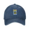 LIFANGMI Escudo De Vieques, Puerto Rico Baseball Cap for Men Women Hats Adjustable Vintage Cowboy Hat Sun Hat Navy Blue view 2