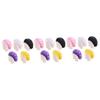 Angoily 3sets Soft Satin Kids Sleep Cap Elastic Night Headwear Wide-brimmed for Full Head 5pcs*3 view 1