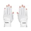 MAZEL Women's Golf Gloves One Pair Open-Finger Design,Breathable Hot Wet Weather Sweat-Absorbing,Fit Size S M L XL (White, Small) view 1