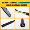 LUNNADE Carbon Squash Racket, Lightweight Tear Drop Squash Racquet with Ball Overgrip Damper and Bag view 3